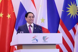 Prime Minister Pham Minh Chinh speaks at the opening ceremony. (Photo: VNA)