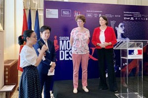 At the press conference of the cultural program 2023 themed “Fashion and Design” held in HCMC on September 20. (Photo: SGGP)