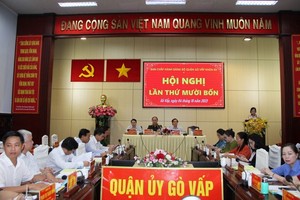 At the meeting organized by the Party Committee of Go Vap District (Photo: SGGP)