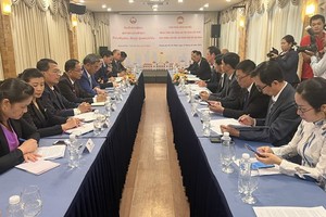 At the working session (Photo: htv.com.vn)