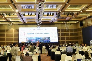 At the conference promoting tourism of Quang Nam, Da Nang and Thua Thien-Hue in Malaysia (Photo: SGGP)