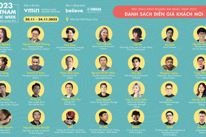 The Vietnam Music Week 2023 returns to HCMC with the participation of many experts, producers, and singers.