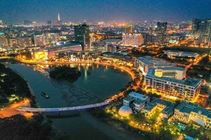 A corner of District 7 in HCMC (Photo: SGGP)