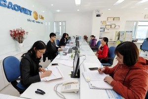 A branch of the Bao Viet Insurance company in Hai Phong city (Illustrative image : VNA)