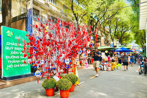 HCMC Book Street is one of the most visited tourist attractions in the city. (Photo: SGGP)