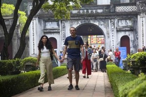 The Temple of Literature is a tourist magnet in Hanoi (Photo: VNA)