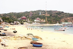 Nhon Ly fishing village (Photo: SGGP)
