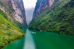  Nho Que river in the northern province of Ha Giang. (Photo: VNA)