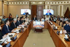 At the conference (Photo: SGGP)