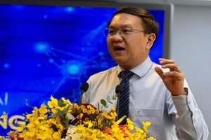 Director of the HCMC Department of Information and Communications Lam Dinh Thang said that the software serves as shared data for the entire city. (Photo: SGGP)