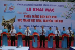 At the opening ceremony (Photo: SGGP)