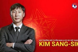 Kim Sang-sik, the new head coach of Vietnam's national football team and U23 team (Photo: VFF)