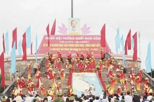 At the national reunification festival - a significant annual event of Quang Tri province. (Photo: nhandan.vn)