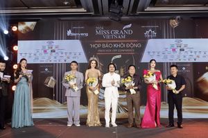 Members of the jury of Miss Grand Vietnam 2024 (Photo: SGGP)