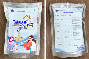 The HCMC Department of Health will also offer 30,000 family medicine kits of essential medicines and medical supplies to residents in localities that have been severely affected by typhoon Yagi. (Photo: SGGP)
