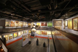 The paintings that will be sold at the auction on November 2 are displayed at an exhibition at Le Auction House. (Photo: Le Auction House)