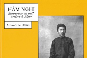 The book “Ham Nghi – Exiled Emperor, Artist in Algeria” is launched on November 5. (Photo: VNA)