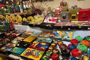 At Vietnamese national pavilion (Photo: VNA)