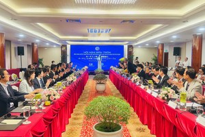At the dialogue between HCMC government and Japanese businesses (Photo: SGGP)