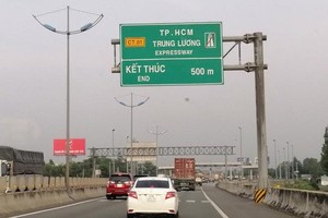 The HCMC-Trung Luong Expressway section (Photo: SGGP)