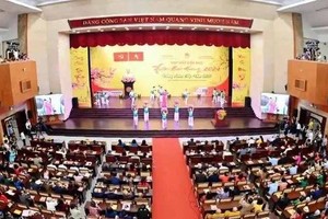 Overseas Vietnamese join the Homeland Spring 2024 in Ho Chi Minh City. (Photo: VNA)