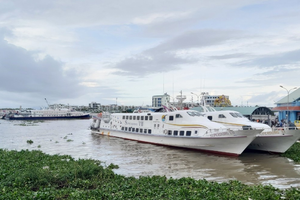 Kien Giang will pilot night high-speed boat services. (Photo: SGGP)