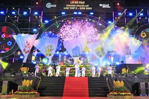 At the closing ceremony of the 10th Da Lat Flower Festival 2024 (Photo: SGGP)