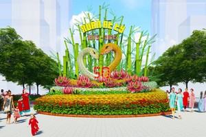 Design of the 2025 Nguyen Hue Flower Street