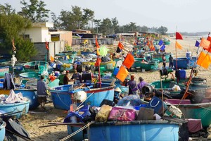 Phuoc Hai fishing village in Long Dat District, Ba Ria–Vung Tau province (Photo: SGGP)