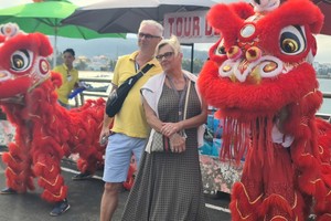 International cruise tourists visits Phu Quoc City in the Mekong Delta province of Kien Giang. (Photo: SGGP)