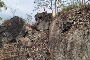 The Dong Dang Fortress in Cao Loc District, Lang Son Province