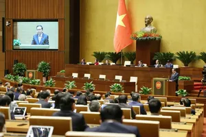 The resplution on special mechanisms and policies for investment in the Ninh Thuan nuclear power project ứa approved by the National Assembly on February 19, 2025 (Photo: SGGP)