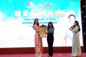 Miss Vietnam 2022 cum Miss International 2024 Huynh Thi Thanh Thuy is chosen as the Tourism Ambassador of Da Nang City.