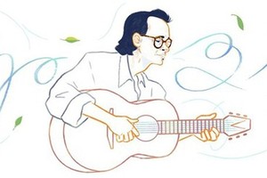 Vietnamese musician Trinh Cong Son is honored on a doodle on google.com on the occasion of his 80th birthday anniversary in 2019. This is the first time Google Doodles has commemorated a Vietnamese talent.