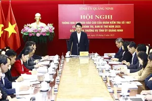 State President Luong Cuong at the conference in Quang Ninh on March 19 (Photo: VNA)