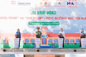 Ho Chi Minh City launches drug-free school campaign on March 19. (Photo: SGGP)