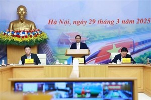 PM Pham Minh Chinh speaks at the meeting (Photo: VNA)