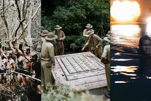 Scenes in the short film titled “Rung Sac (Sac Forest) commando” using 4K AI technology