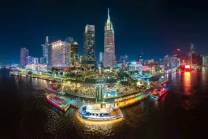 Urban areas along Sai Gon River in Ho Chi Minh City. (Photo: SGGP)