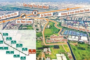The map of Metro line 2 (Source: SGGP)