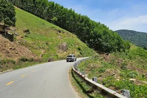 National Highway 24's section through Violak Pass (Photo: SGGP)