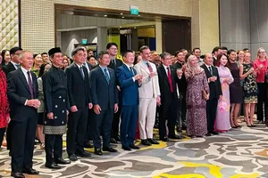 Get-together to celebrate Malaysia’s 68th Independence Day (Photo: SGGP)