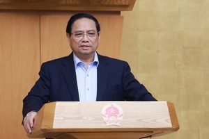 PM Pham Minh Chinh speaks at the Government’s second law-making session in September on September 13. (Photo: VNA