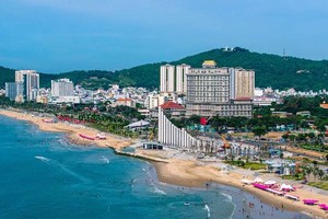 Thuy Van Park located in Bai SauBeach area in Vung Tau Ward (Photo: SGGP)