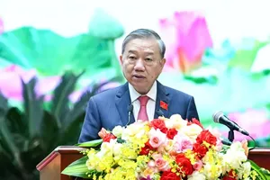 Party General Secretary To Lam speaks at the closing ceremony of the 12th VPA Party Congress in Hanoi on October 2, 2025. (Photo: SGGP)