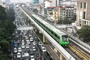 A pilot program for special policy mechanisms to advance urban rail development will be implemented in Hanoi and Ho Chi Minh City. (Photo: SGGP)