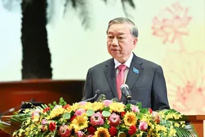 Party General Secretary To Lam addresses the 18th Hanoi Party Congress for the 2025-2030 tenure (Photo: SGGP)