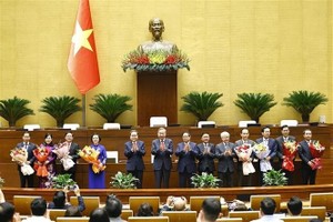 Party and State leaders congratulate new Deputy PMs, ministers and high-ranking officials (Photo: VNA)