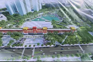 Design model of the park