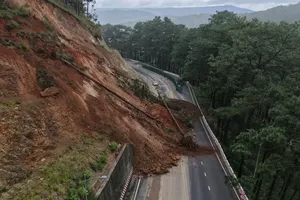Landslide site at Prenn Pass on December 4 (Photo: SGGP)